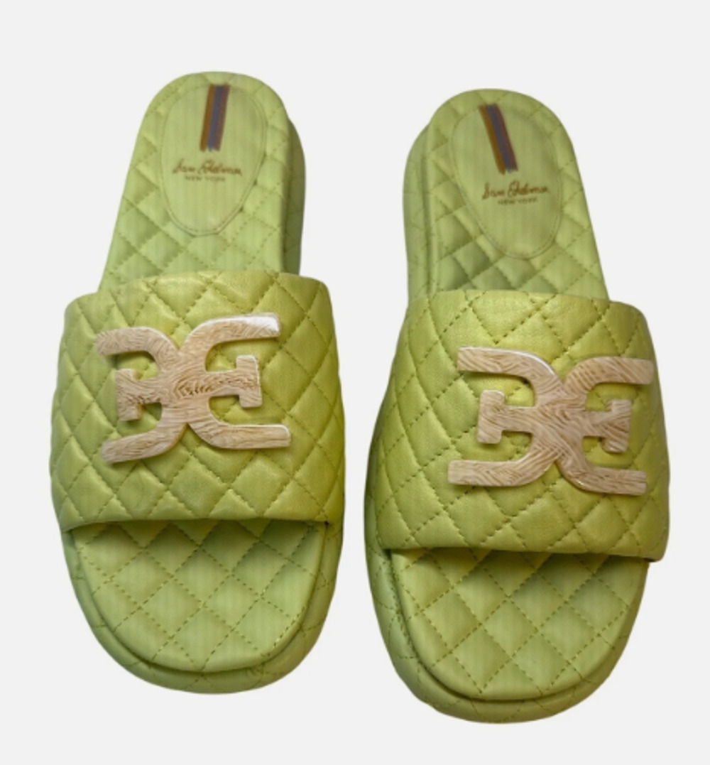 NEW NEW! Giftable!!! Sam Edelman Karinda Slide Sandal - Lime Leather